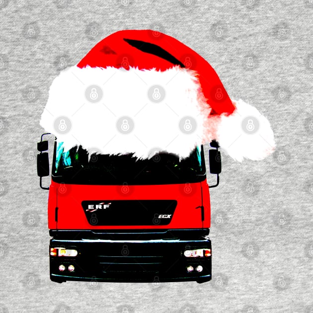 ERF ECX classic British lorry Christmas special edition by soitwouldseem